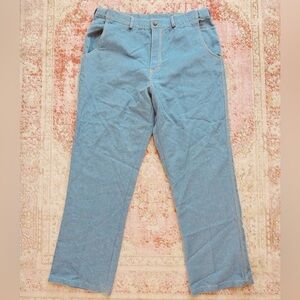 Haband, Men's Vintage Denim Blue Chinos